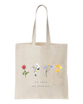 Tote bag no rain no flowers