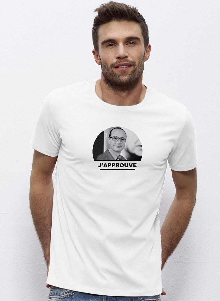 t shirt homme Jacques Chirac
