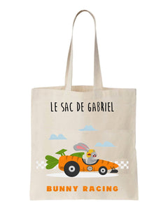 Tote bag enfant Voiture de course