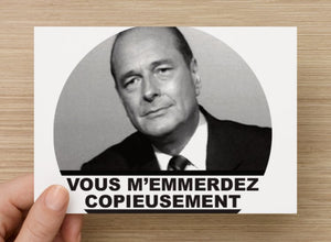 carte Jacques Chirac