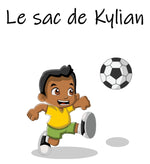 Sac enfant personnalisé Footballeur