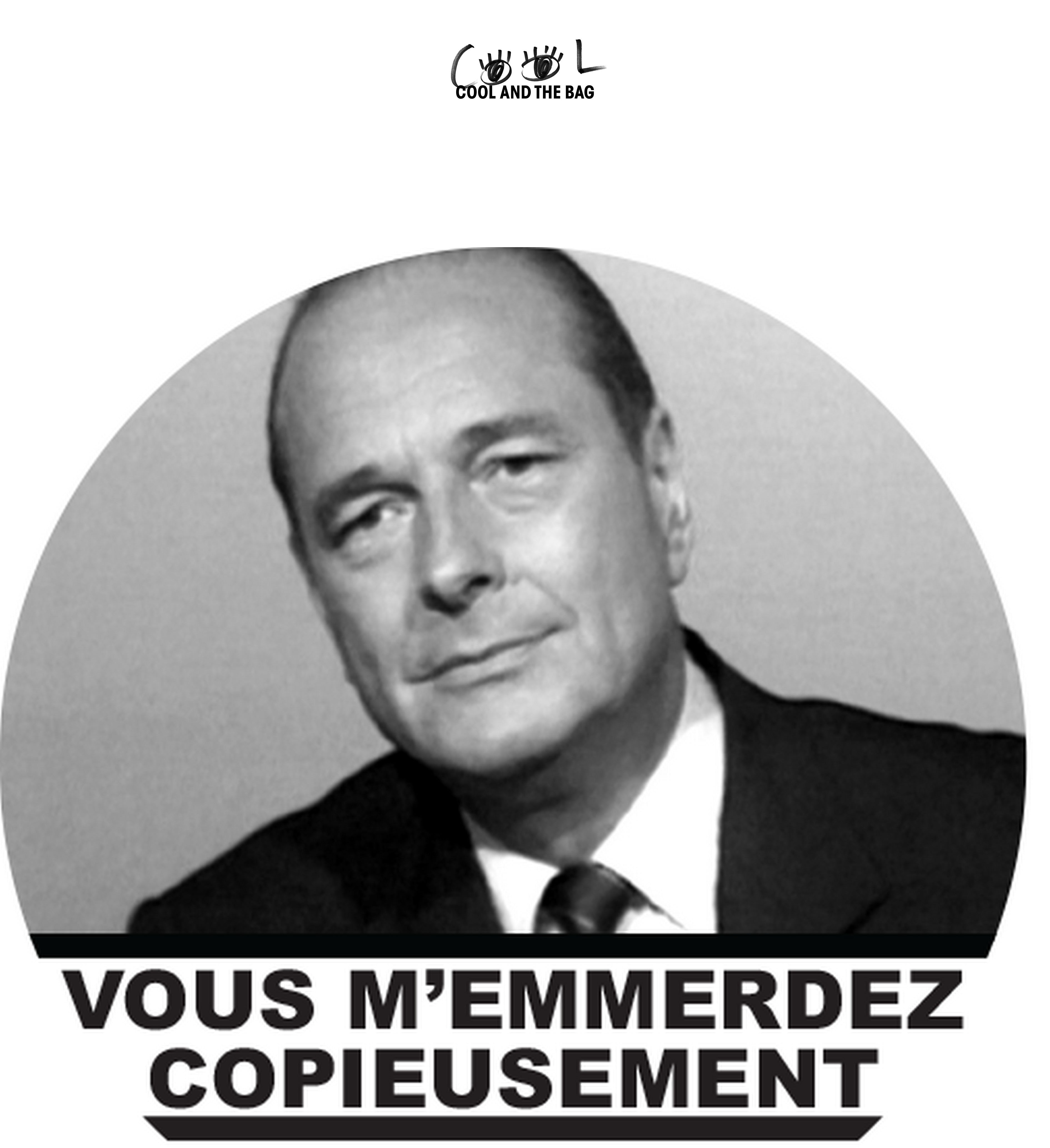 Sac de gym Chirac "Vous m'emmerdez copieusement"
