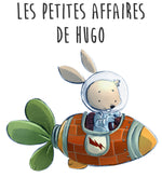 Sac enfant personnalisé Lapin de l'espace