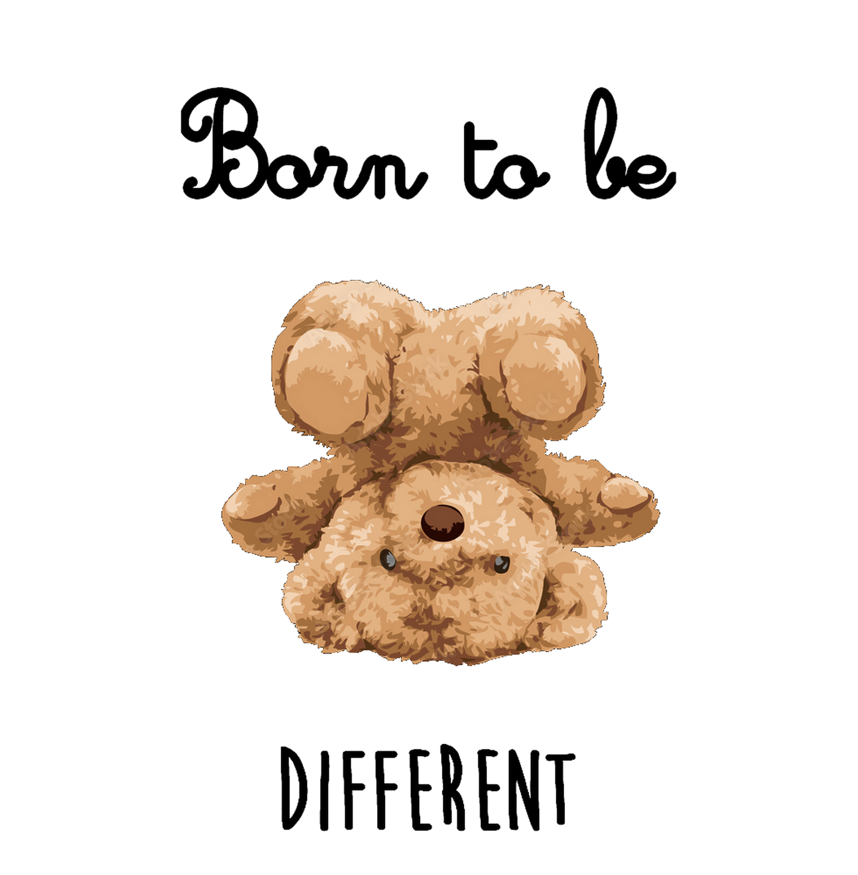 Pochette ronde Born to be different