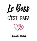 Mug Le Boss c'est papa