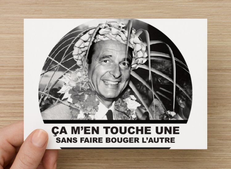 carte postale Chirac