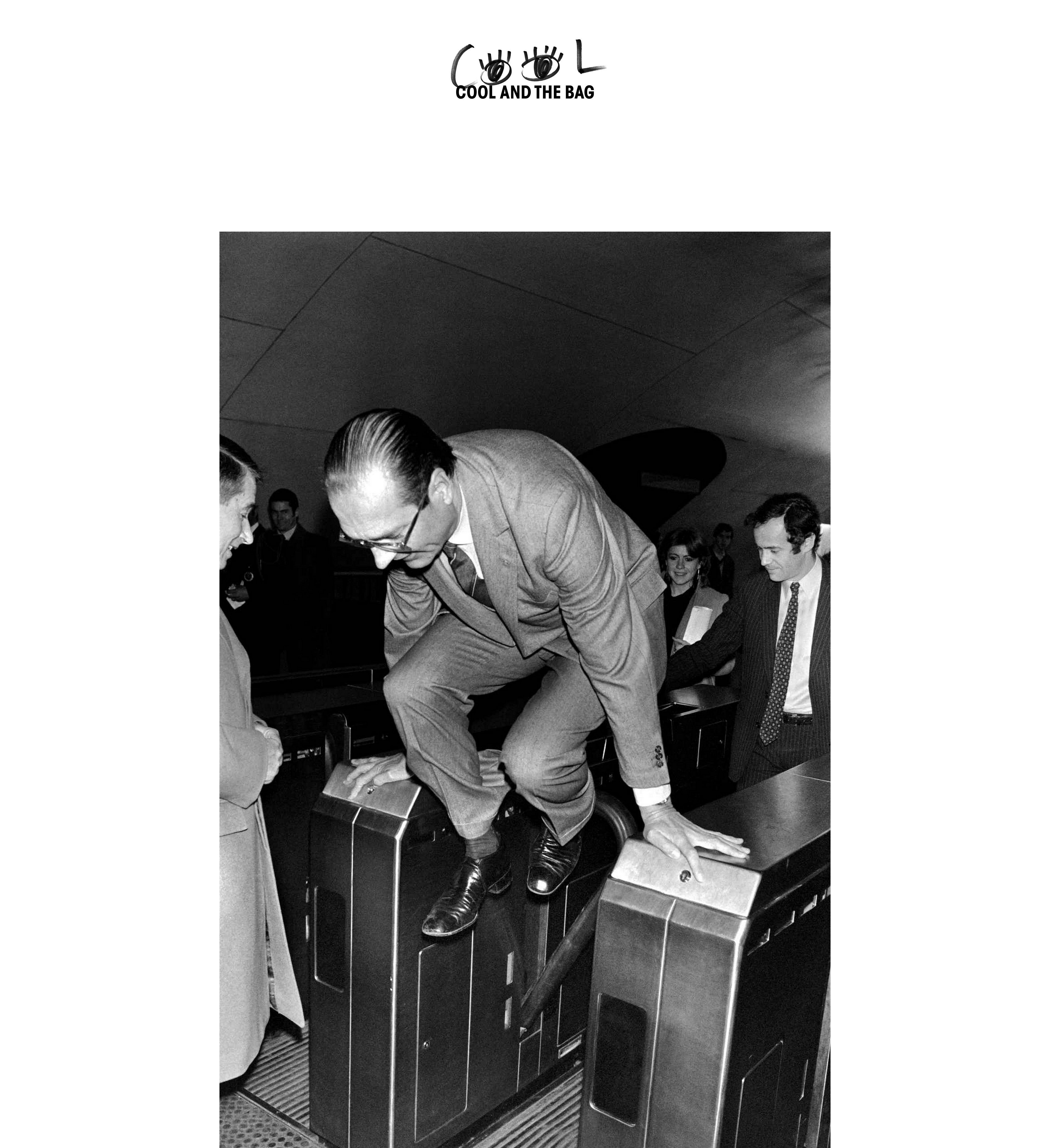 Chirac dans le métro