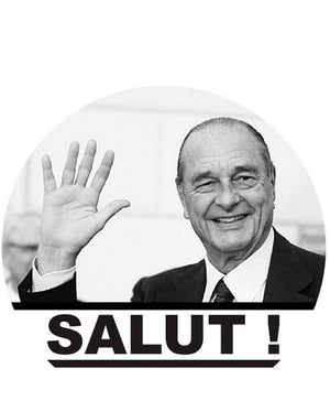 Tablier Jacques Chirac "Salut"