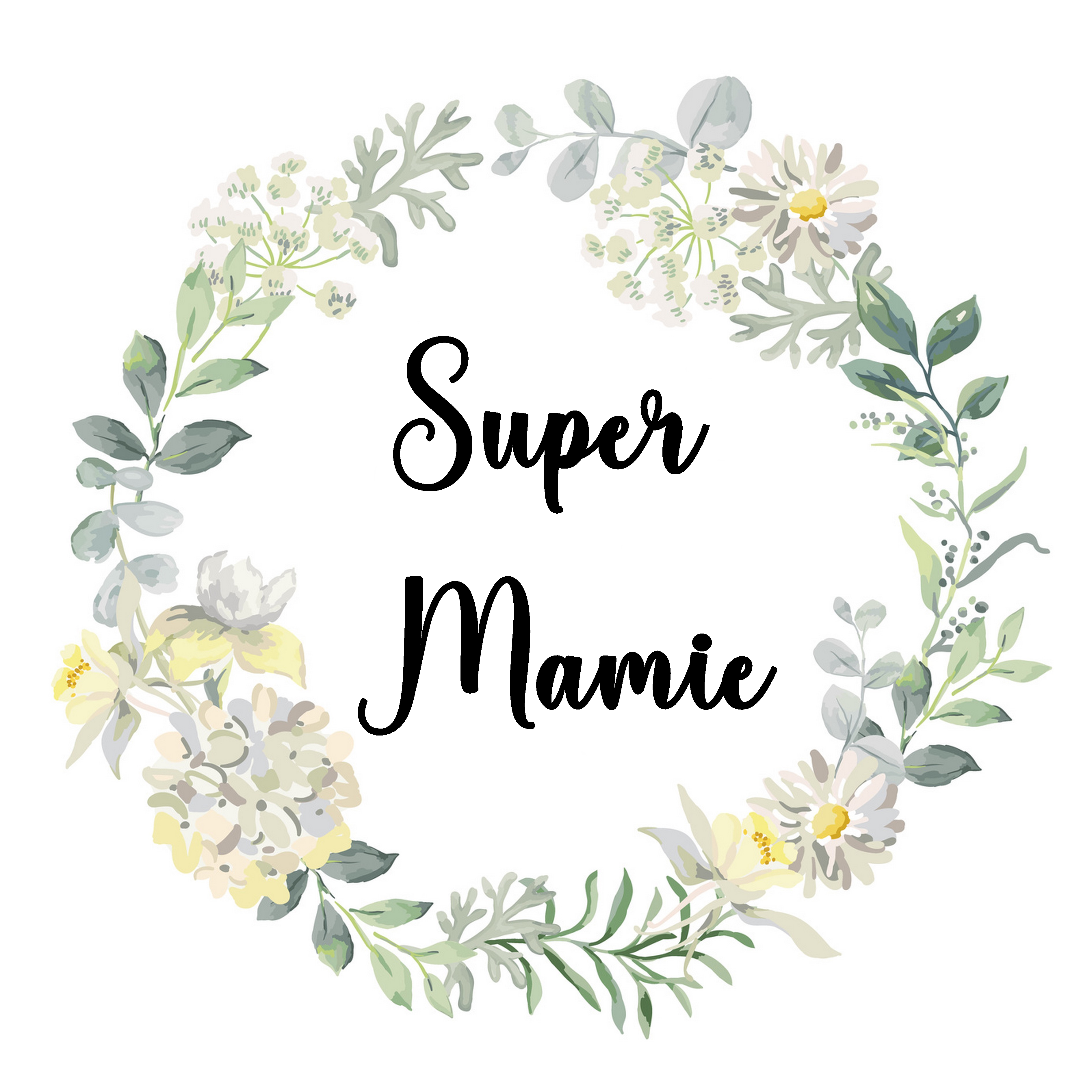 Pochette ronde Super Mamie