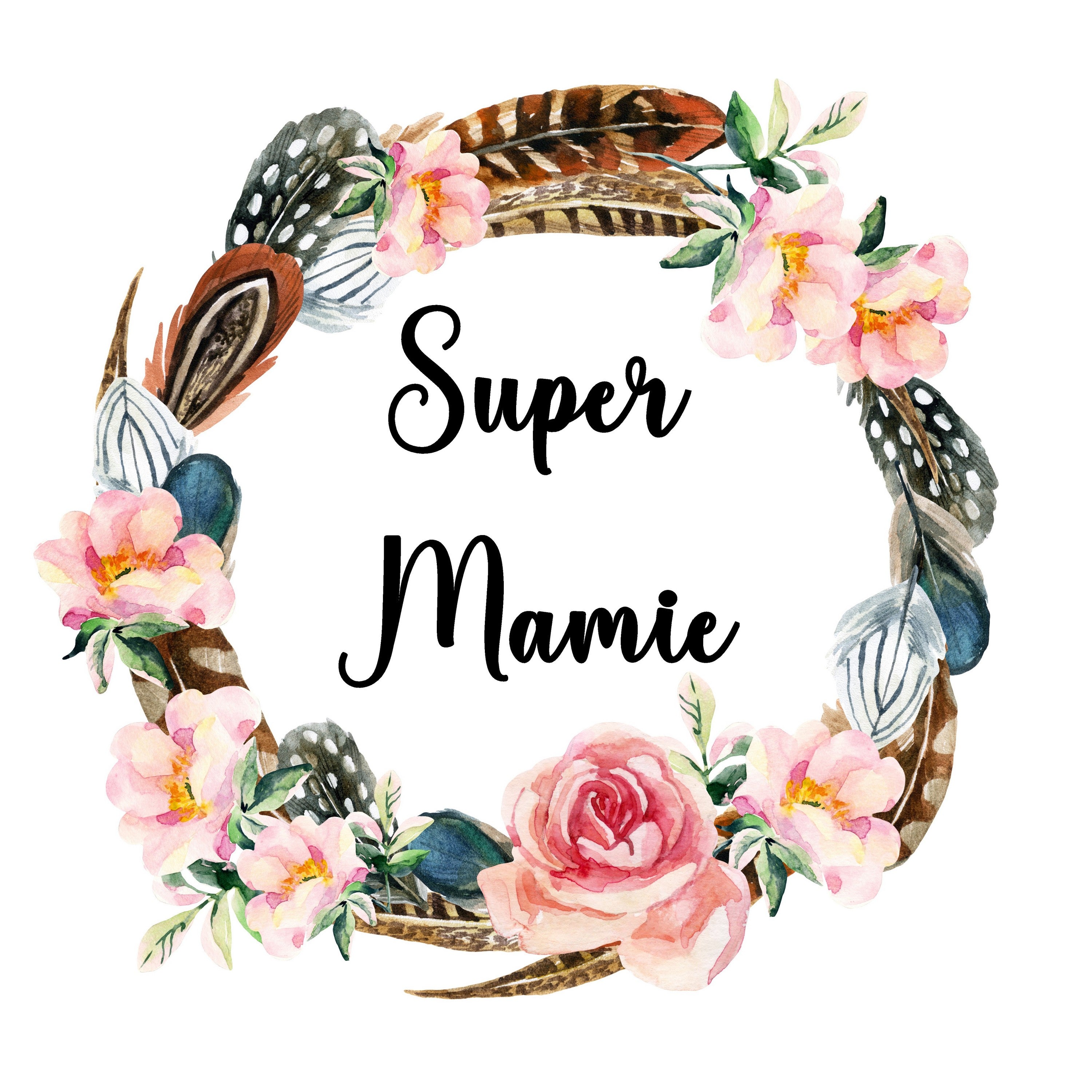 Pochette ronde Super Mamie