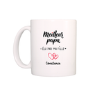 mug Meilleur papa élu par ma fille