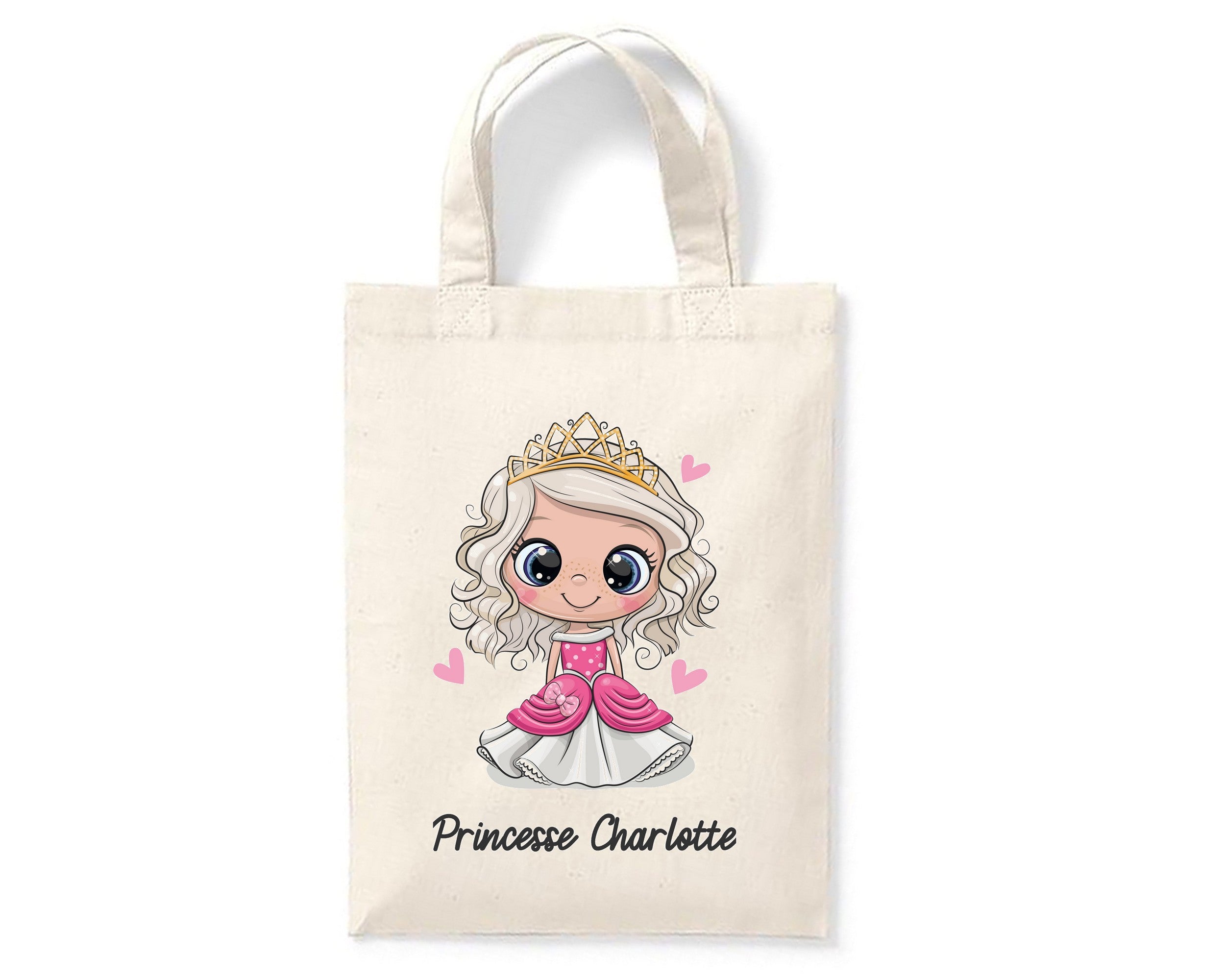 Petit sac enfant personnalisé Princesse blonde