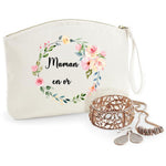 pochette maman en or