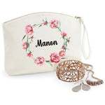 pochette mariage pivoine