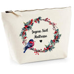 Pochette maquillage Joyeux noël maitresse