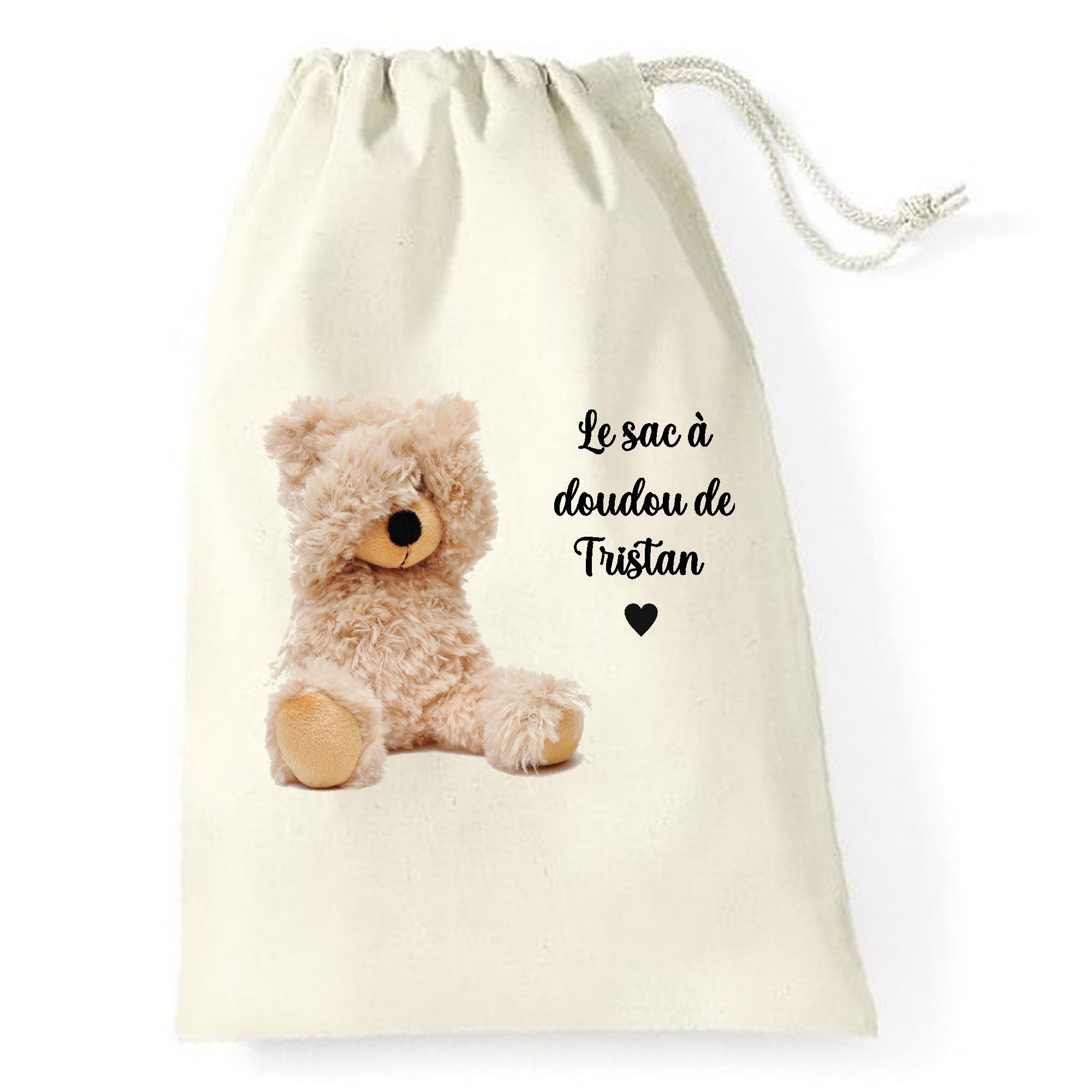 sac a doudou Nounours personnalisable – Cool and the bag