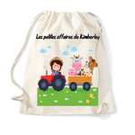 sac à dos enfant à la ferme