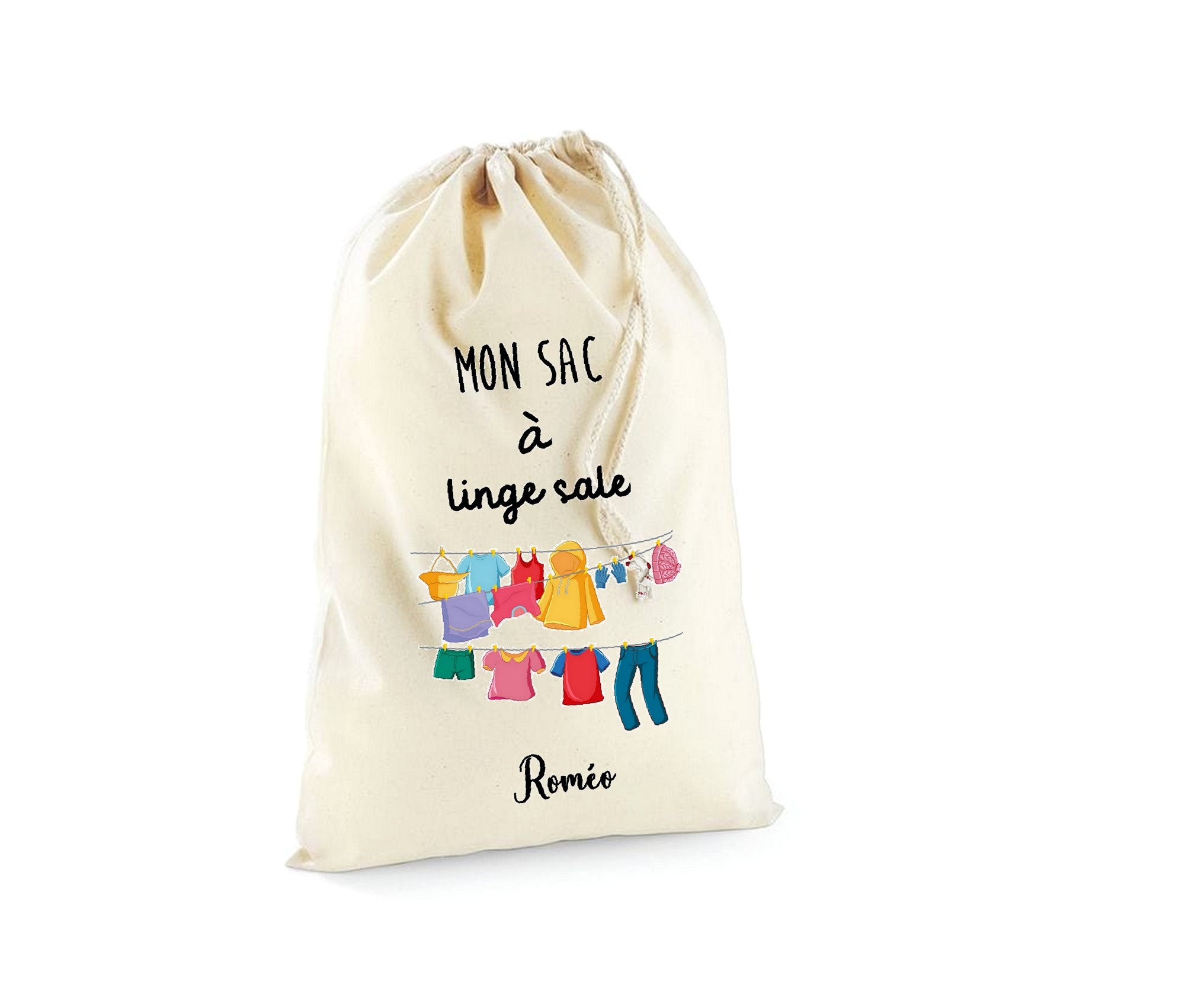 Sac à linge personnalisé 49x75cm – Cool and the bag