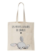 tote bag enfant personnalisable lapin