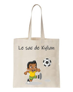 sac enfant Footballeur personnalisable