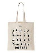 tote bag Yoga cat