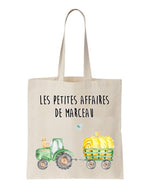 tote bag enfant personnalisé à la campagne