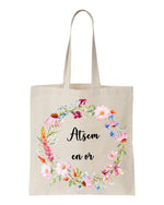 Tote bag ATSEM en or