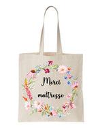 tote bag merci maitresse