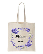 Tote bag Maitresse en or