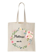 tote bag Maitresse en or