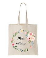 tote bag merci maitresse