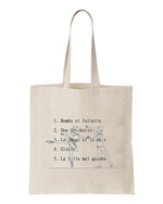 tote bag ballet personnalisable