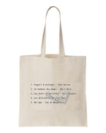 tote bag favorite books personnalisable