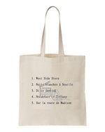 tote bag favorite movies personnalisé