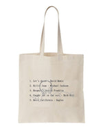 tote bag favorite songs