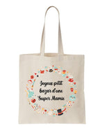 tote bag super mamie Alice au pays des merveilles