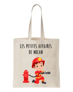 tote bag enfant Pompier