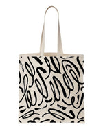 tote bag noir et blanc