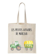 tote bag enfant tracteur