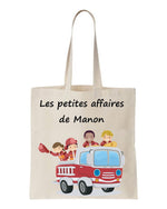 tote bag pompier