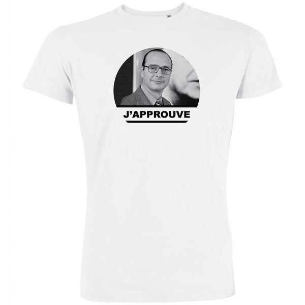 tee shirt homme Jacques Chirac